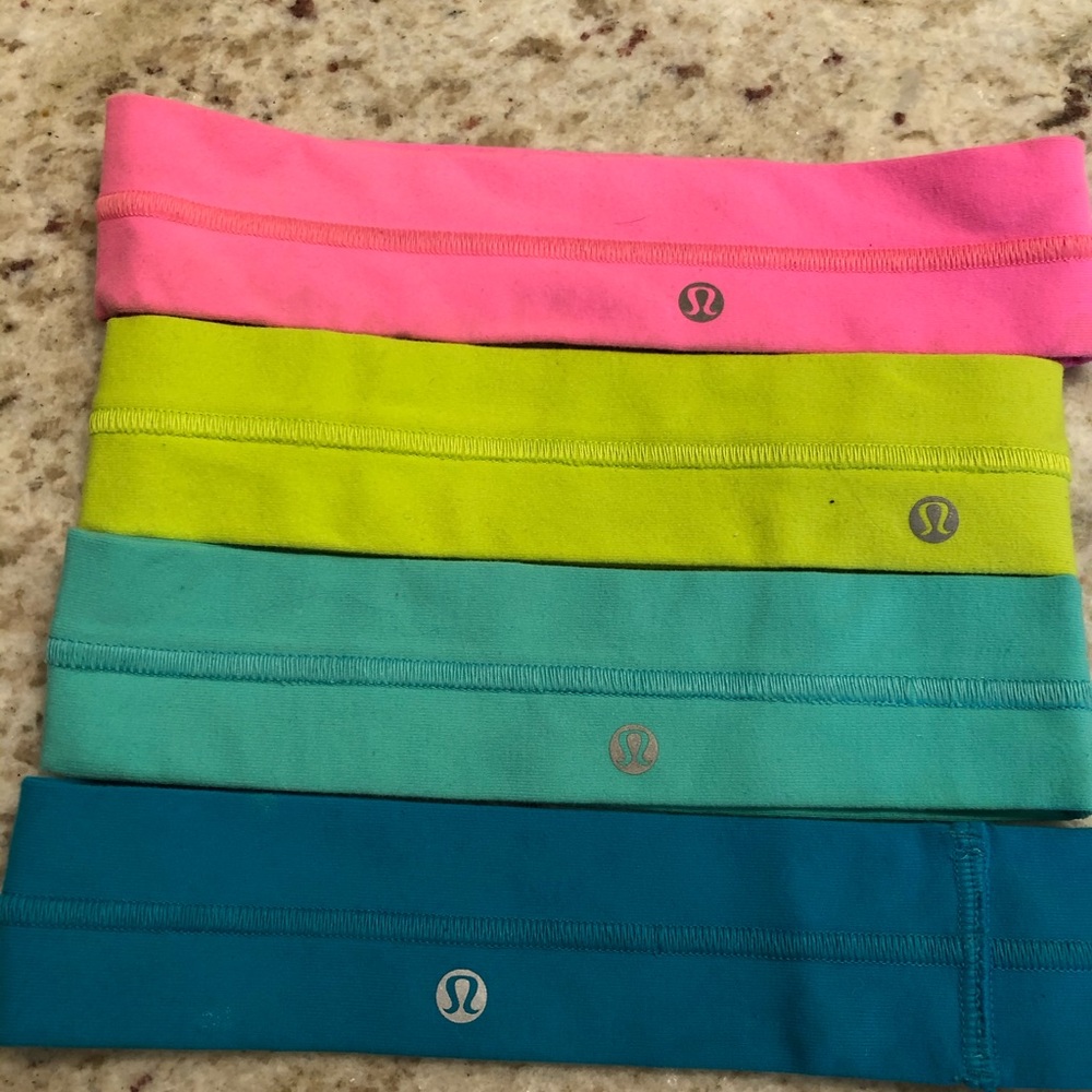 4 lululemon headbands